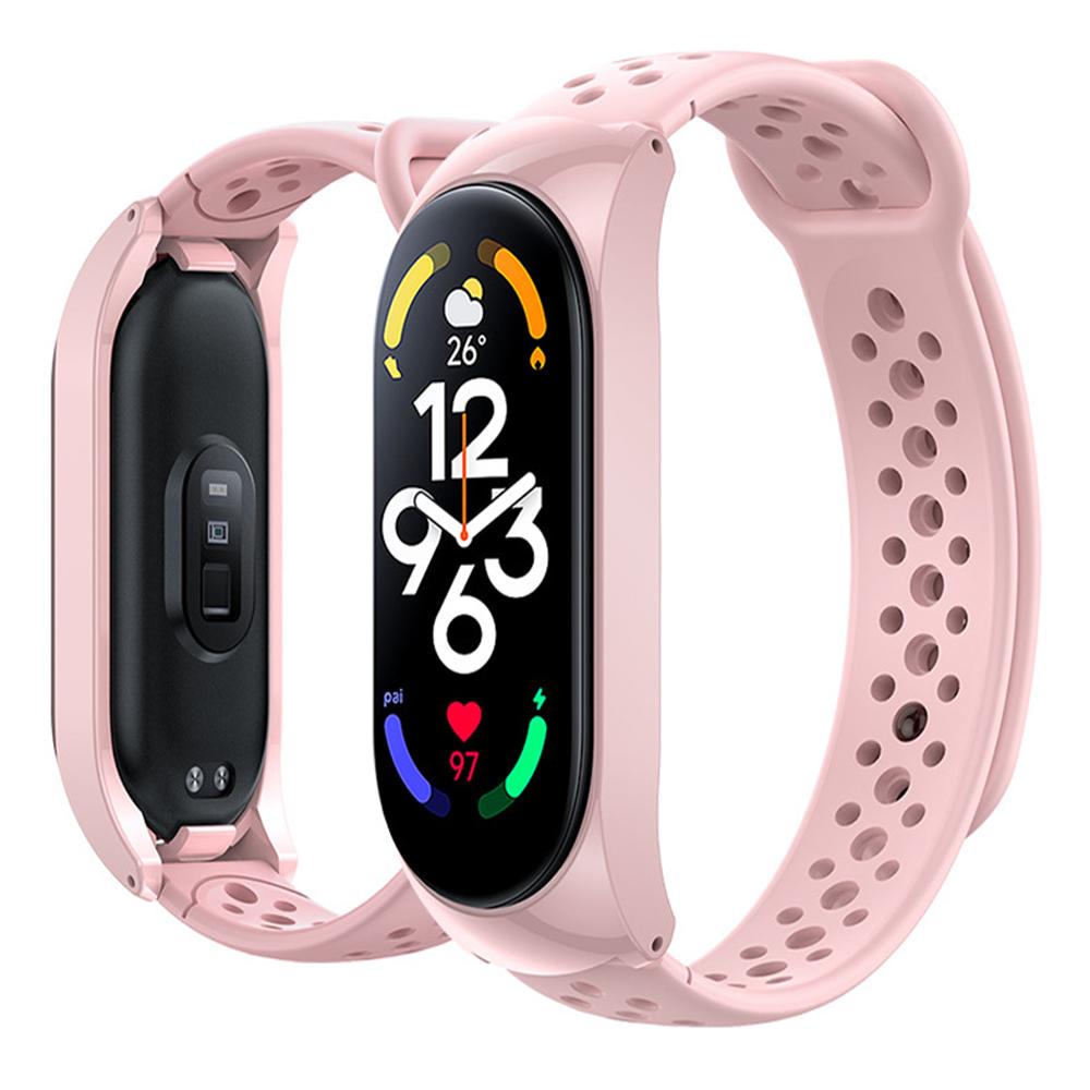 Sport Watch Bands For Xiaomi Mi Band 7 /8Bracelet Silicone Smart wristband Miband 4 Belt pulseira correa mi band 3 4 5 6 strap