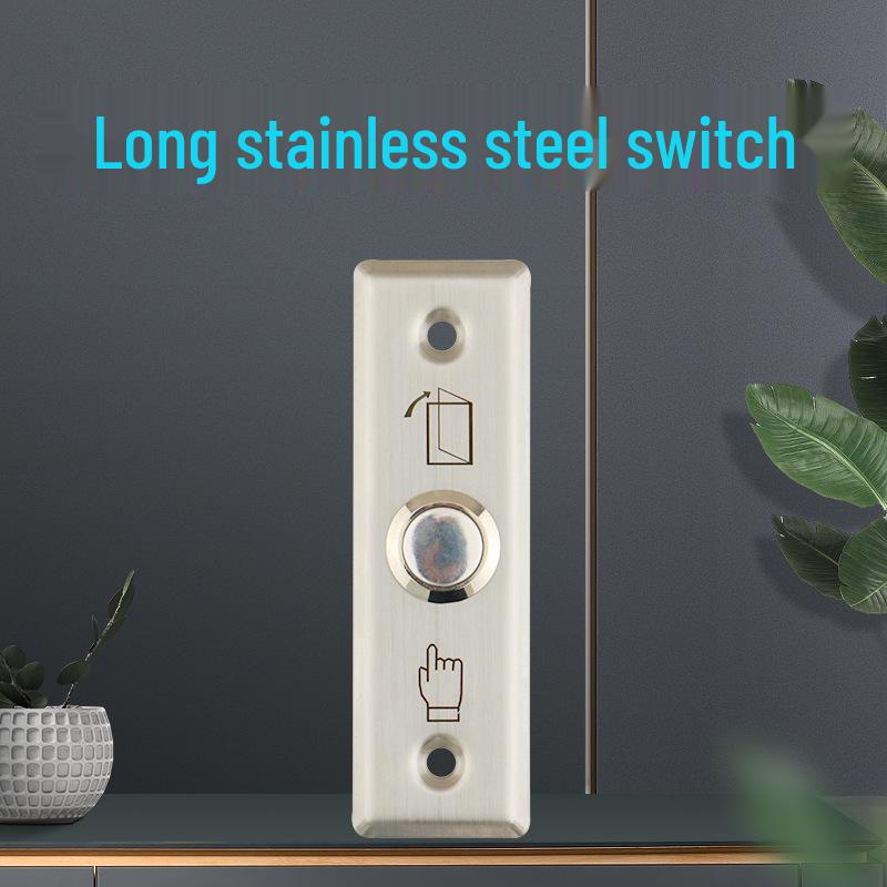 Edelstahl Zutrittskontrolle Ausgangstaster, Selbstrückstellend, Aufputz-/Unterputzmontage, Typ 86, Normally Open/Closed