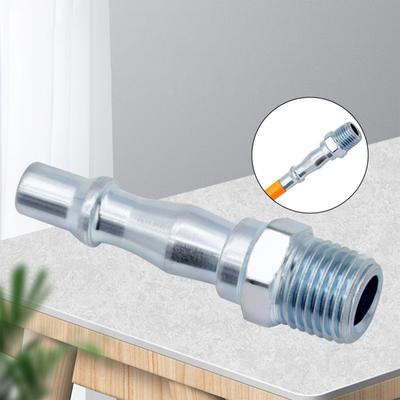 Schnellverschluss-Luftleitungsschlauchverbinder 1/4" Außengewinde Außenstecker (Packung mit 8)