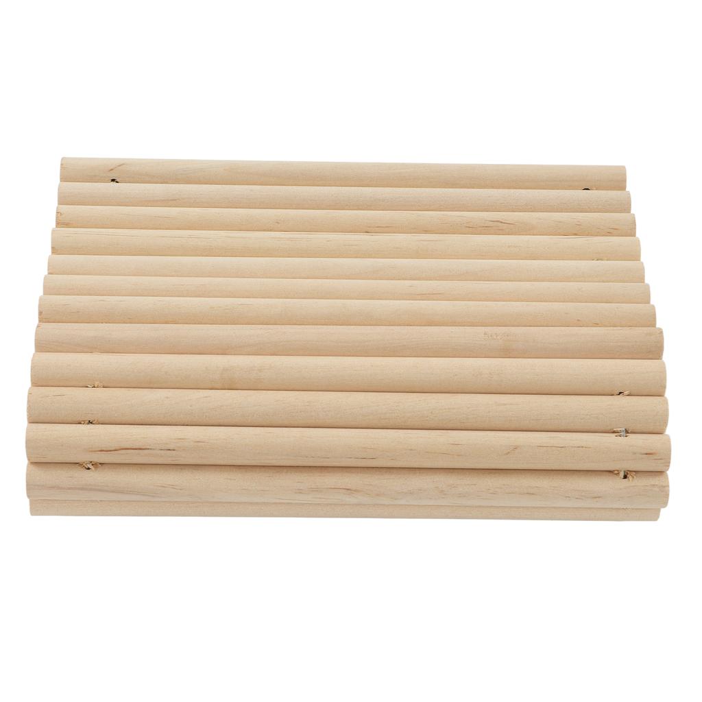 Wooden Hamster Bridge Flexible Wood Hideout for Guinea Pigs Ferrets Hedgehogs Chinchillas Rabbits Small Animals