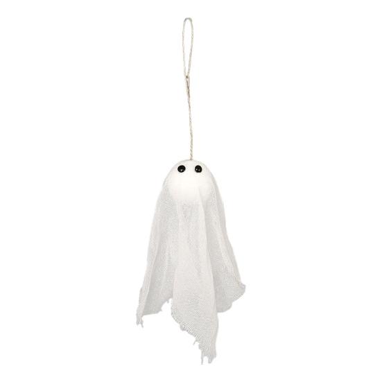 Halloween Hanging Ghost Decoration Small White Cloth Ghost Ornaments for Farmhouse Yard Lawn Haunted House Party Decor