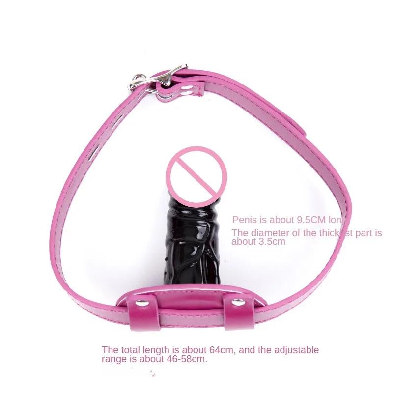 Open Mouth Gag, Penis Plug Oral Dildo Mouth Gag Sm Bondage Restraints Sex Adult Game Toys For Couples