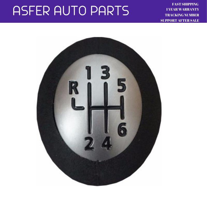 Gear Shift Knob Short 6 Speed For Megane Mk3 Fluence Master Mk3 Black Chrome OEM 328650024R