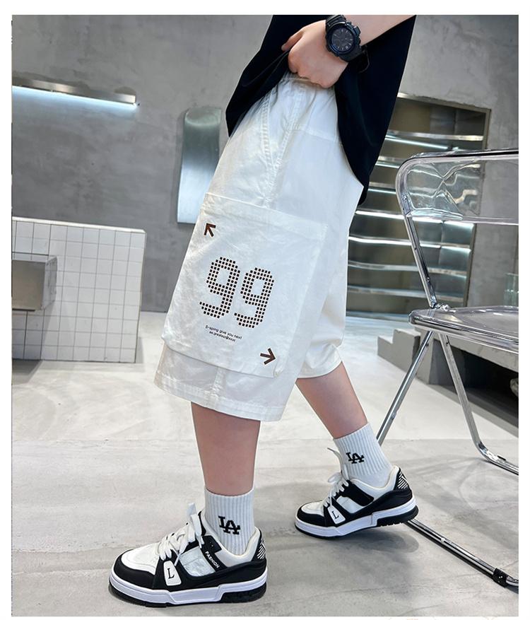Children's clothing boys' summer pants 2026 new style mid to large children's summer shorts boys' summer thin five quarter pants