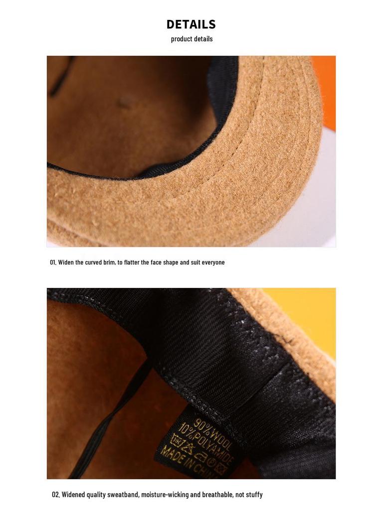 Шерстяной берет унисекс: Теплая осенне-зимняя ретро кепка художника