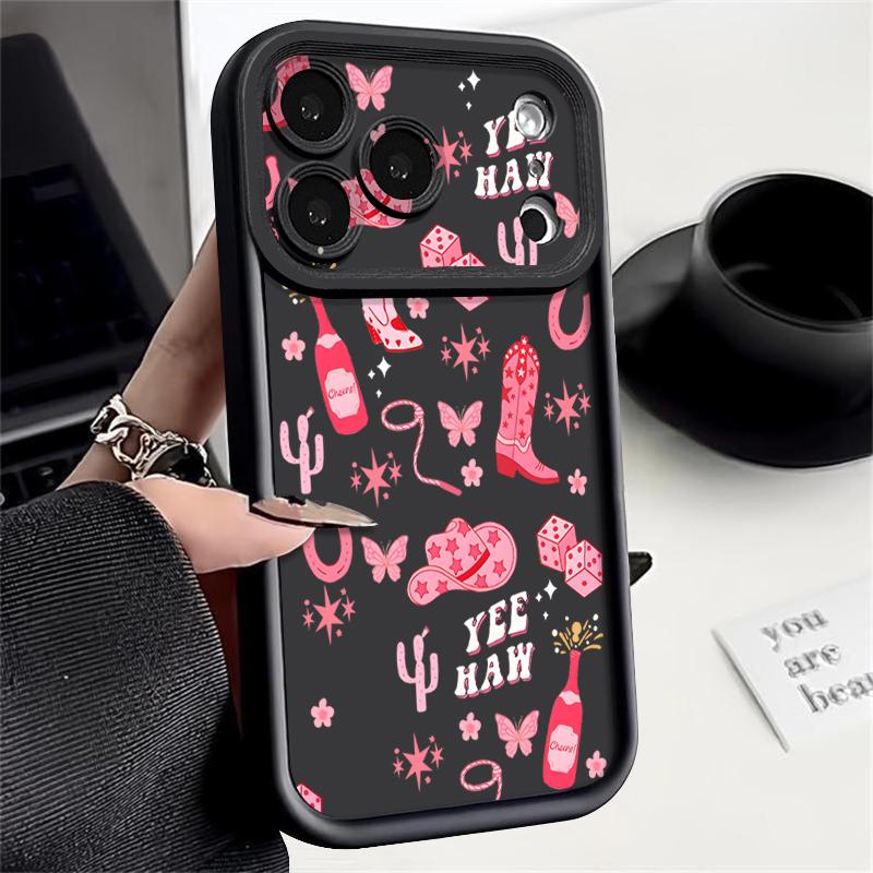 Cute Cartoon Pattern Phone Case For iPhone Air 17 16 15 14 13 12 Pro Max 17 Pro 11 16e Silicone Soft  TPU Shockproof Cover
