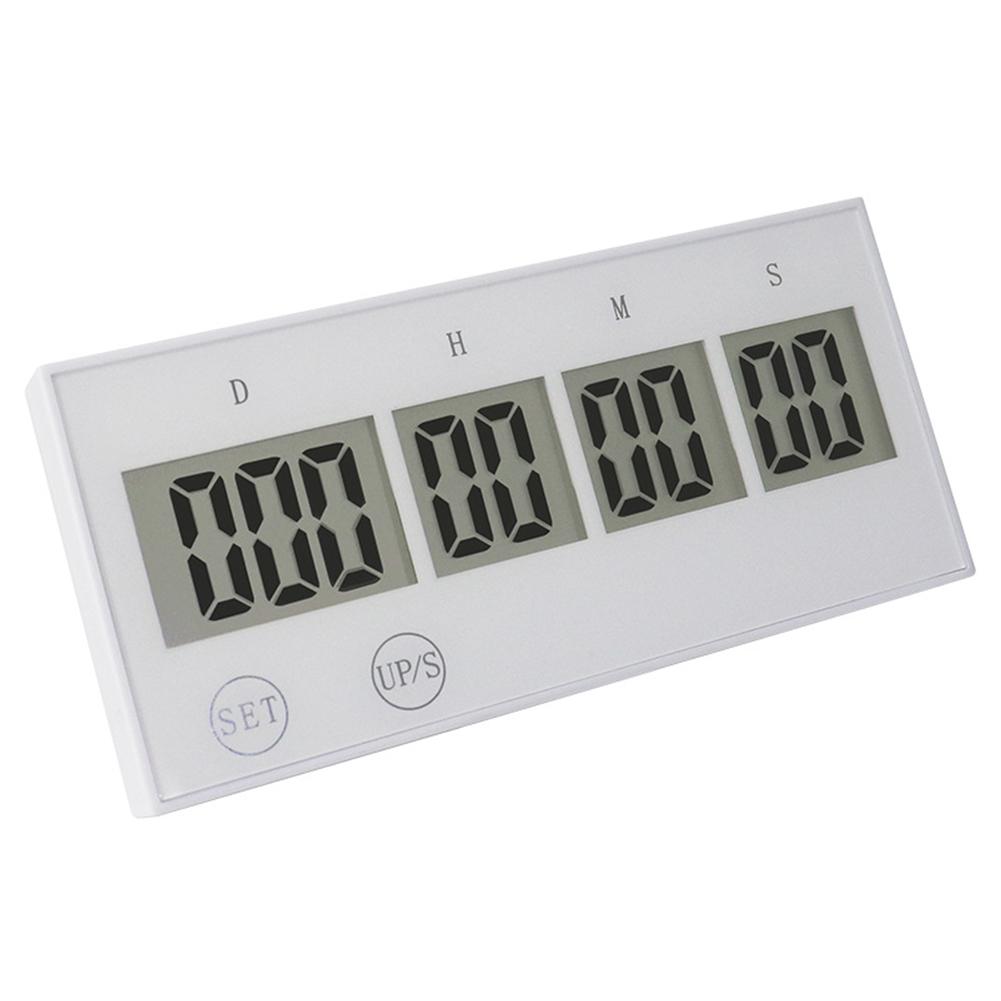 999 Days Count Down Timer Touch Screen Keys Electronic Kitchen Timer Multifunctional Lightweight Reusable for Home Learning Work