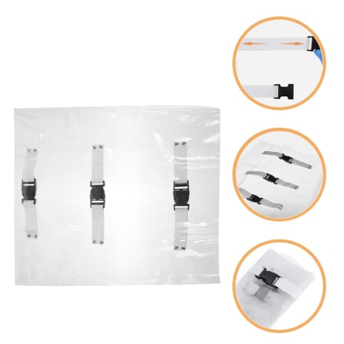 NOLITOY Dental Chair Foot Cover Pads, 4-Piece Plastic Washable Clinic Unit Dental Chair Toe Cover Sleeves