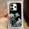 Koi Goldfish Sparkle Black Glossy Phone Case for Xiaomi Redmi Note 14 13 12 11 11S 10 9 8 Pro 9C 13C 14C A5 A3 A4 A3X A1 Cover
