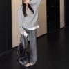 Autumn-Winter Loose Knit Pullover Sweater with Three Buttons - Korean Style Women's Top