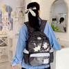Fashion girl style cute contrasting colors large capacity girl student schoolbag exquisite junior high school high school backpack