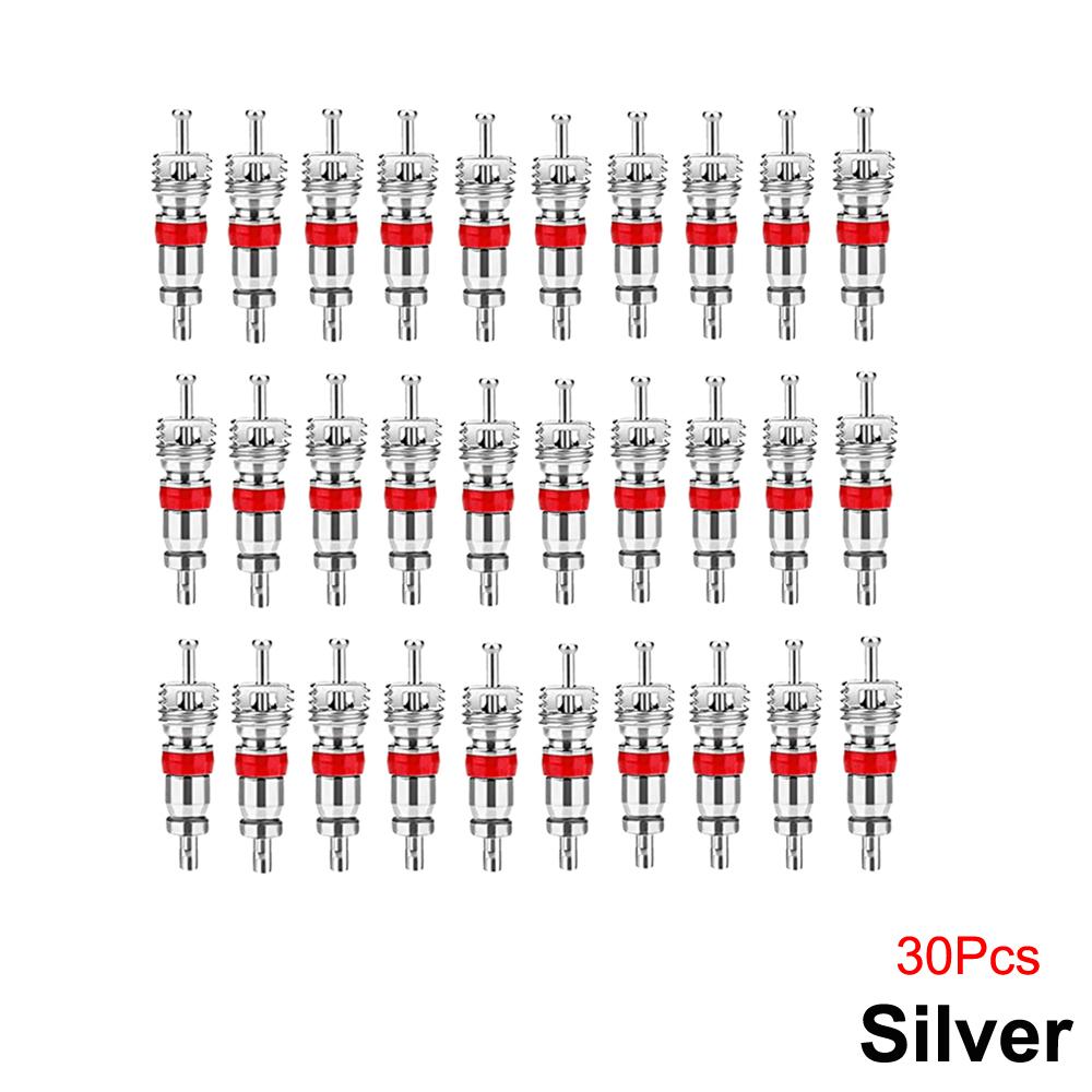 10/20/30 Pcs Schrader Tire Valve Core American/US Valve Stems Core for Most Automotive, RV, ATV & Air Conditioning Replacement