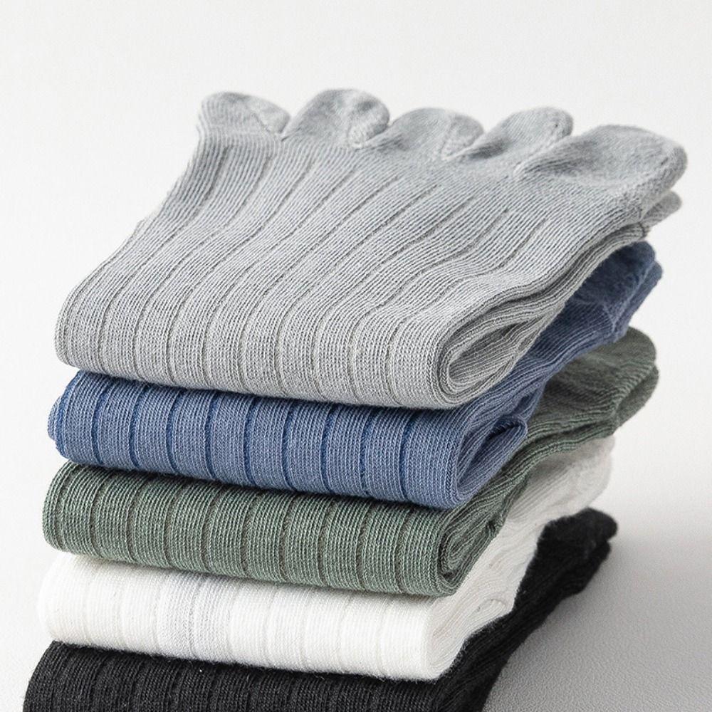 Thin Low Cut Ankle Sports Socks With Separate Fingers Cotton Toe Socks Five Finger Socks  Summer