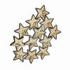 12pcs DIY Sequined Star Pattern Embroidery Sticker Clothes Patch Accessory