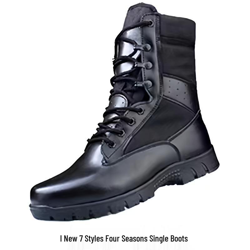 Men s CQB521 Spring/Summer Tactical Training Boots - Breathable Mesh with Zipper 45