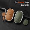 Aluminium Alloy Goatskin 6 Button Car Key Case Cover For Honda Stepwgn RP6/RP7/RP8 Odyssey Freed Elysion 2024 Accessories