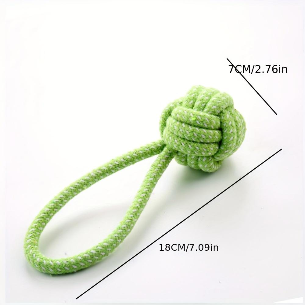 2pcs Pet Dog Cat Chew Toys- Braided Rope Ball Interactive Tug-of-War with Texture Surface,Suitable for Small/Medium/Large Dogs