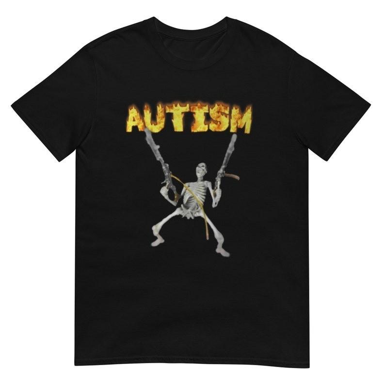 

Autism Skeleton Shirt Unisex T-Shirt S