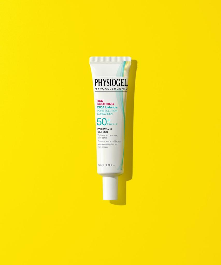Red Soothing Cica Balance Pore Solution Sunscreen 30ml