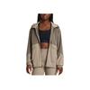 Under Armour ArmourSport Cargo Loose-Fit Colorblock Hooded Jacket With Drop Shoulders Women Jackets Light-Brown 1382699-200