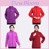 Female Fleece Cardigan With Zipper Stand Collar For Autumn Winter Casual Wear