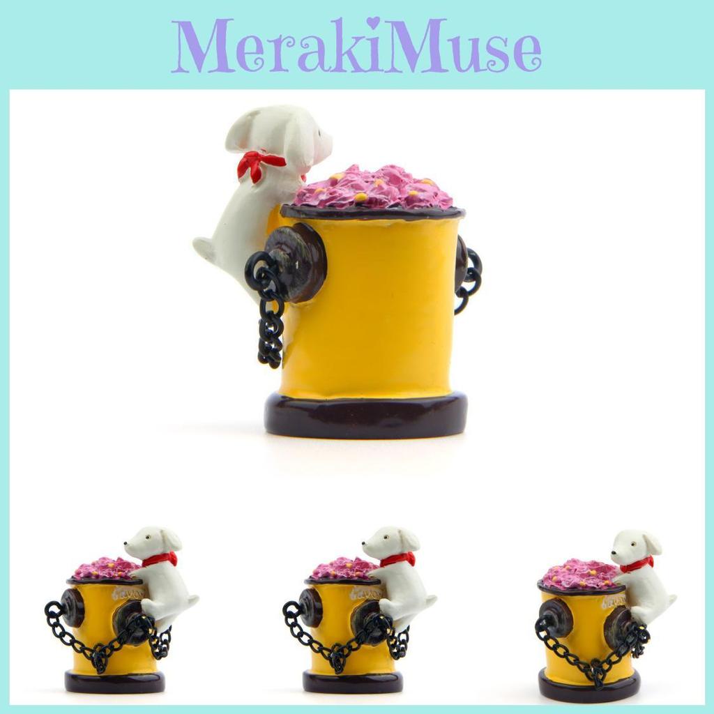 Kleiner Hund Hydrant Gartendekor Mit Harz Cartoon-Stil Für Foto-Requisiten Und Geschenkideen