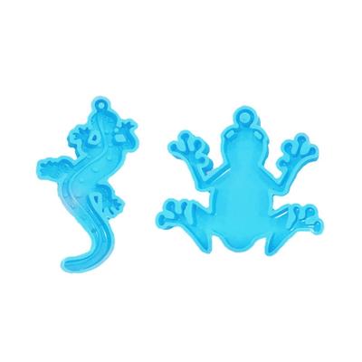 3D Gecko/für Frosch Silikonformen Epoxidharz Gussform DIY Handwerk Schlüsselanhänger Polymer Clay Form DIY Kerze Handgemachte Seife