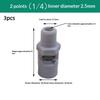 3Pcs 1/8",1/4" Plastic Venturi Mini Nozzle, 46550 Mini Eductor, Tank Mixing Mini Eductor,Venturi Spray Nozzle