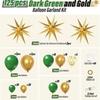 Green Gold Balloon Arch Star Balloon Forest Theme Dark Green Balloon Birthday Baby Shower Wedding Party