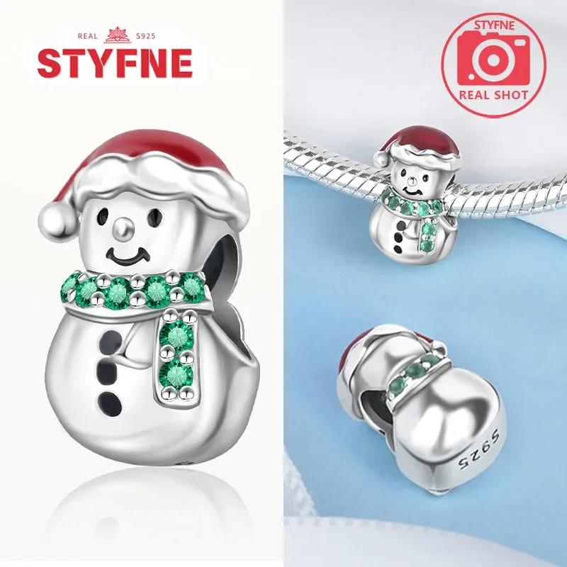 

Copper Metal Merry Christmas Tree Heart Charm Bead Component Bead Components Compatible With Authentic Original Bracelet High Quality Fine Jewelry