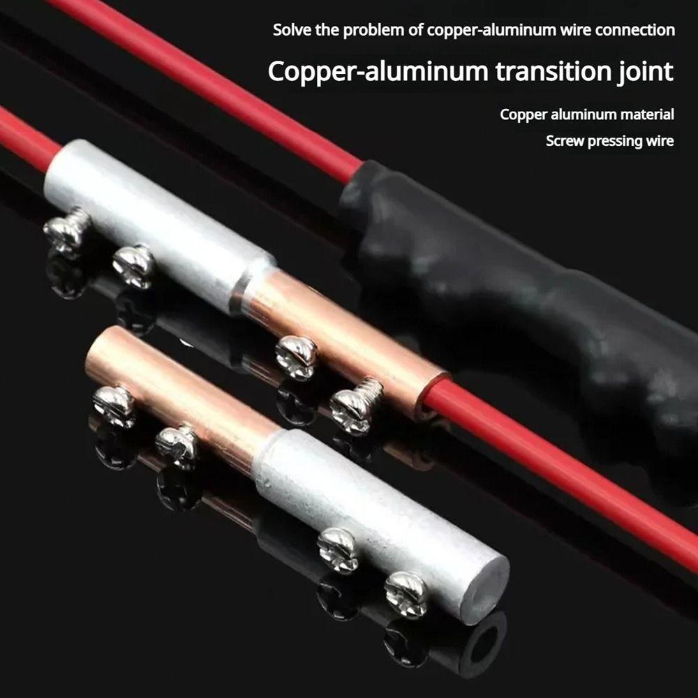1Pcs Splice Sleeve Copper-aluminum Transition Tube Docking Terminal Cable Connector