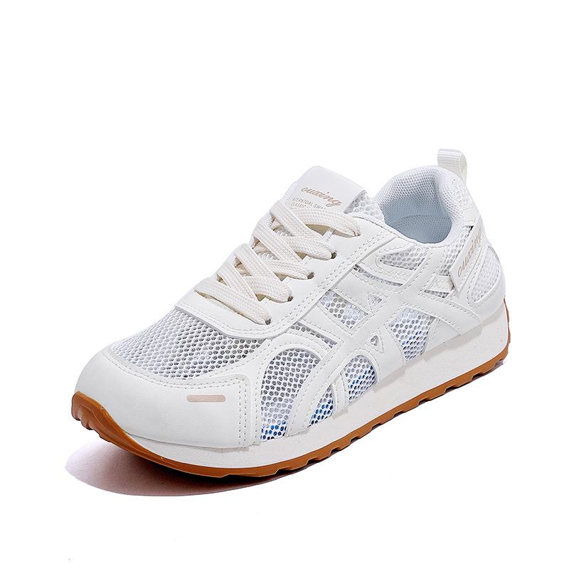 Customized ins Korean version mesh shoes women's 2025 summer new breathable female student casual sports shoes women's G9007
