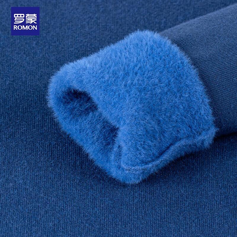 Luomeng Men's Fleece-Lined Mock Neck Pullover Sweater