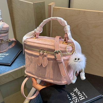 Versatile Box Bag New Popular Bag Women's Handheld Textured Messenger Small Square Bag