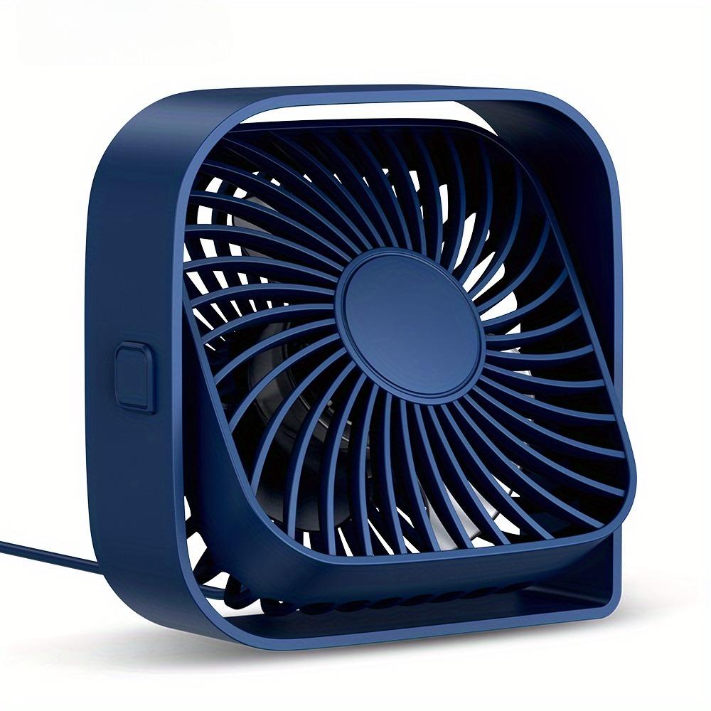 USB Desktop Small Fan Mini Desktop Ultra Quiet 3-speed adj High Power Removable Fan for Office Outdoor Library Dormitory