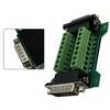 DB15MF-A Terminal Block Adapter Board Featuring Solderless Male Female Connectors for Electronic Wiring Projects
