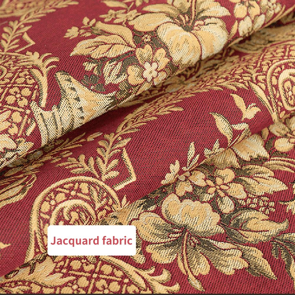 European Luxurious Lace Edge Sofa Cushion Anti-slip Floral Pattern Jacquard Fabric Sofa Cover Armchair Towel Home Sofa Slipcover