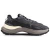 Fila Fusso Icona Fabric Top Layer Cowhide Two Layer Suede Leather Fashion Sports Low Top Casual Shoes Men Sneaker Black Gray F12M213113FBT