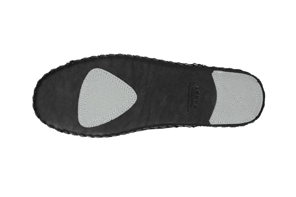 Pansy 9723J Room Made in Size Black Men's Slippers, Japan, Renewed, Durable, L,