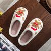 TEMU Cotton Slippers Gingerbread Man Snowflake Christmas Atmosphere Thick Bottom Soft Hair Mop Indoor