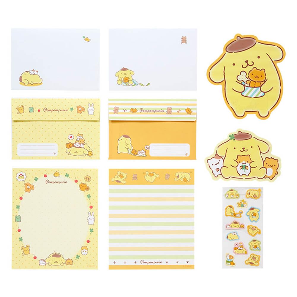 Sanrio Character Shape Letter Set Pompompurin Approximately width 16 x depth x height 22cm 493881 Package 0.8