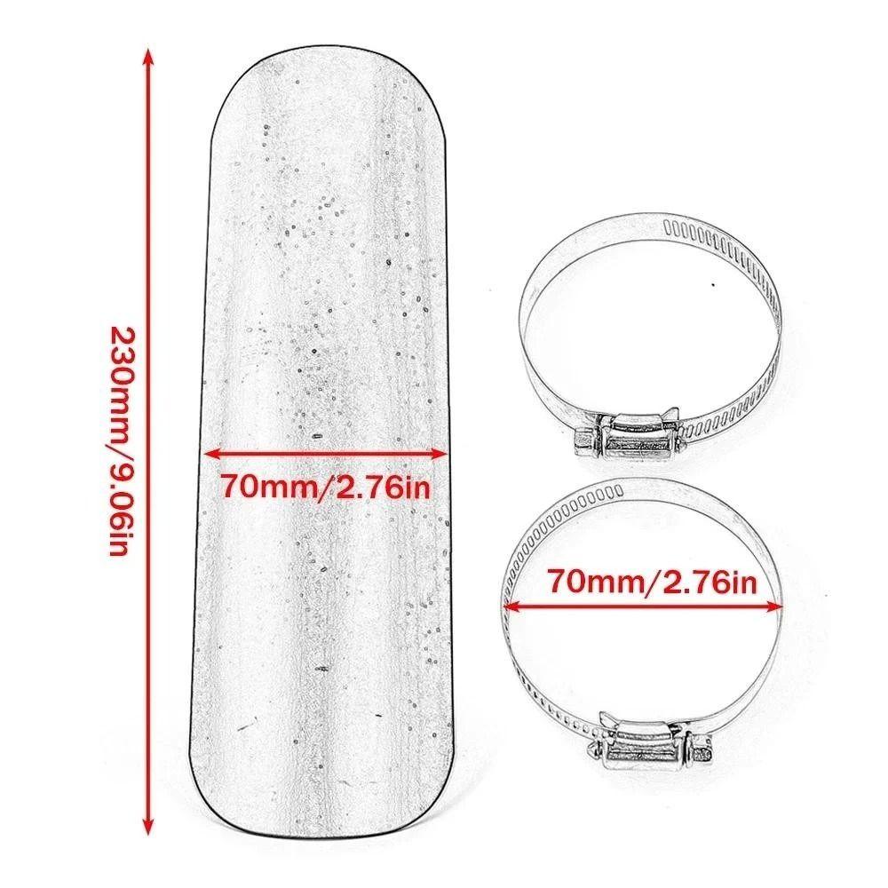 Anti-scald Pipe Heat Shield Cover Universal Moto Accessories Muffler Protector Guard Motorcycle