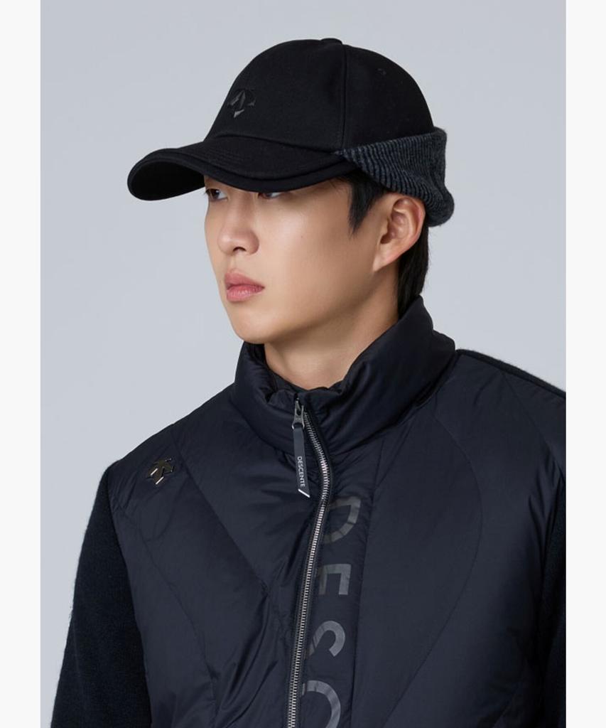 DESCENTE GOLF Men'S Integrated Ear Warmer Winter Cap Dq42Mfcpo3