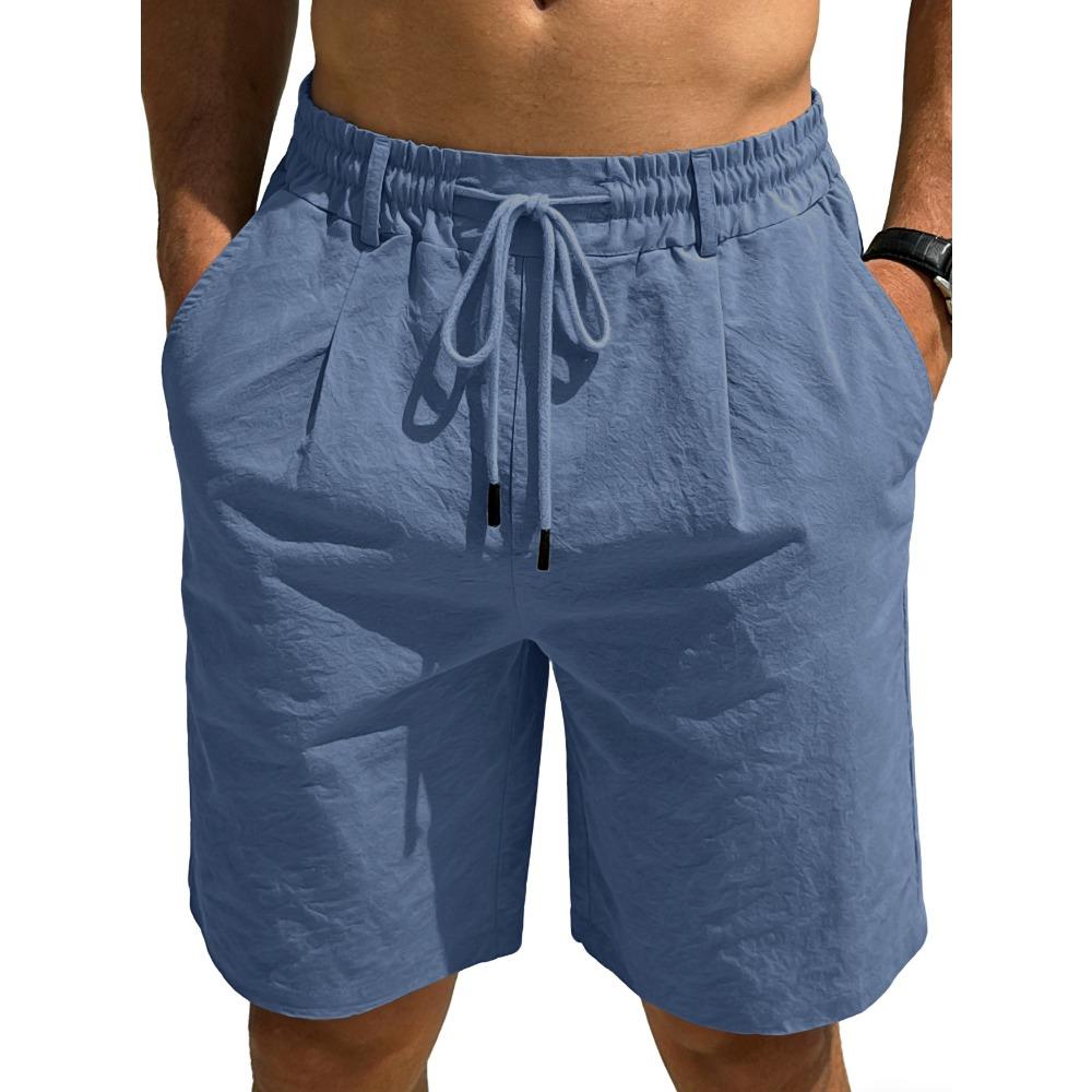 Men s New Summer Loose  Casual Sports Shorts S темно-синий