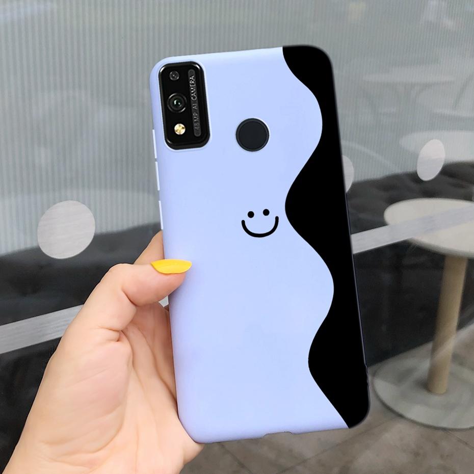 For Honor 9X Lite JSN-L21 Phone Case Honor 9X STK-LX1 Lovely Printing Macaroon Silicone Soft Cases Cover For Honor9X 9 X Lite