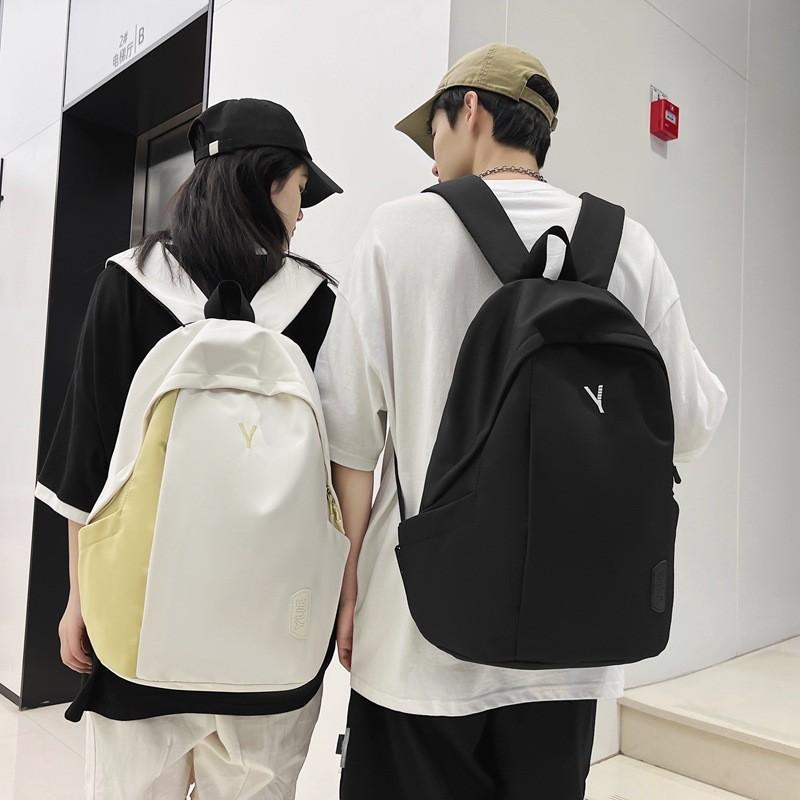 Color Simple Blocked Letter Decoration For Student Backpacks For Use Daily