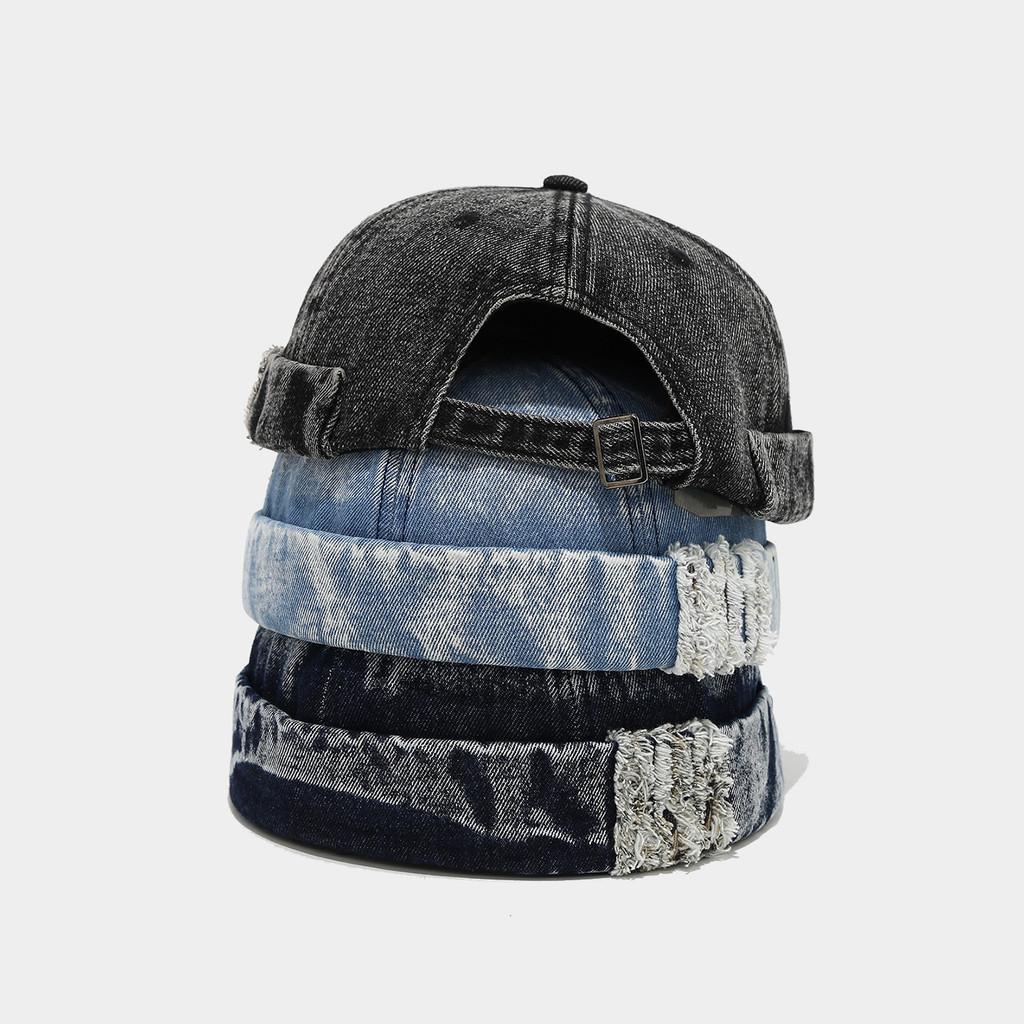 Vintage Wash Denim Cap With Sun Protection For Men And Women Spring Summer Fall Winter