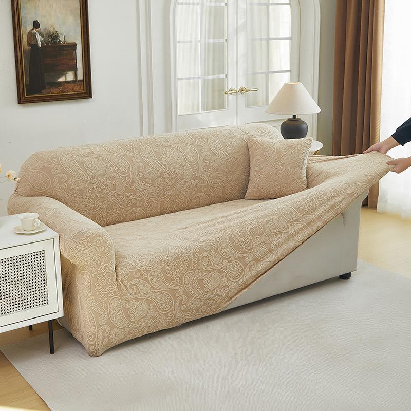 Stretch L Shaped Sofa Cover Non Slip Full Corner Couch Slipcover Solid Living Room Home Decor Furniture Protector