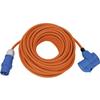 Brennenstuhl CEE Extension Cord with Orange Angled Connector 25 M Connectors Cables Adapters