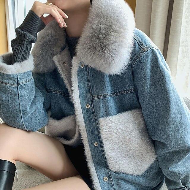 Veste En Fausse Fourrure Pour Femme - Doudoune Polaire Courte - Coupe Oversize Y2K - Chaud Et Moelleux